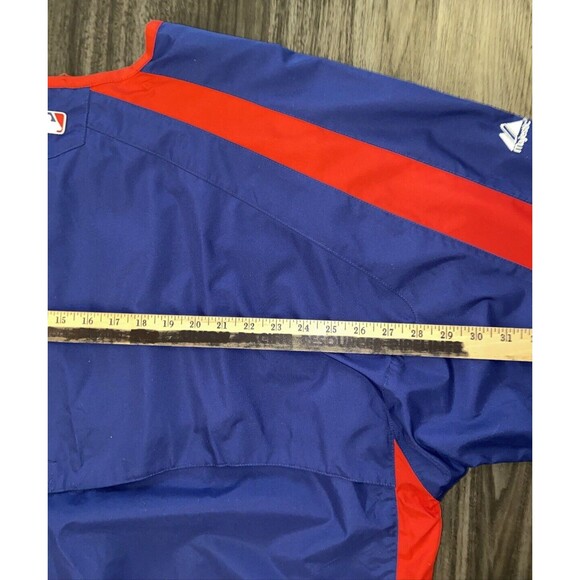 TEXAS RANGERS MLB Majestic Pullover Windbreaker Pockets Embroidered Logo Sz 2XL - Picture 14 of 16